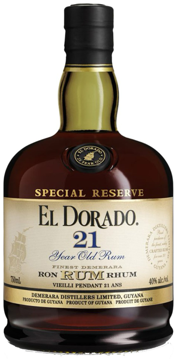 El Dorado 21 bottle