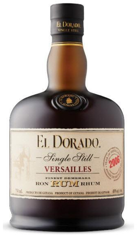 El Dorado Single Pot Still Versailles bottle