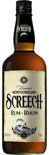 Newfoundland Screech bottle